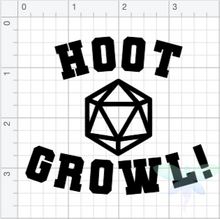 Load image into Gallery viewer, Hoot Growl! Vinyl Sticker
