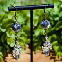 Load image into Gallery viewer, Handmade Dice Earrings - Bronze and Shimmery
