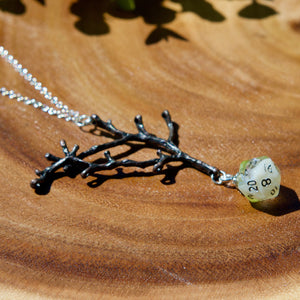 Handmade Dice Necklace - Broken Branches