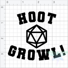 Load image into Gallery viewer, Hoot Growl! Vinyl Sticker
