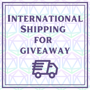 Shipping for International Giveaway