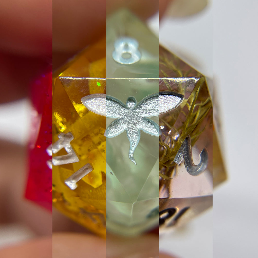 Commission DEPOSIT for a 9-piece Dice Set