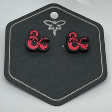 Load image into Gallery viewer, Dungeons and Dragons Ampersand Earrings
