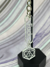 Load image into Gallery viewer, d20 Fuck! Keychain
